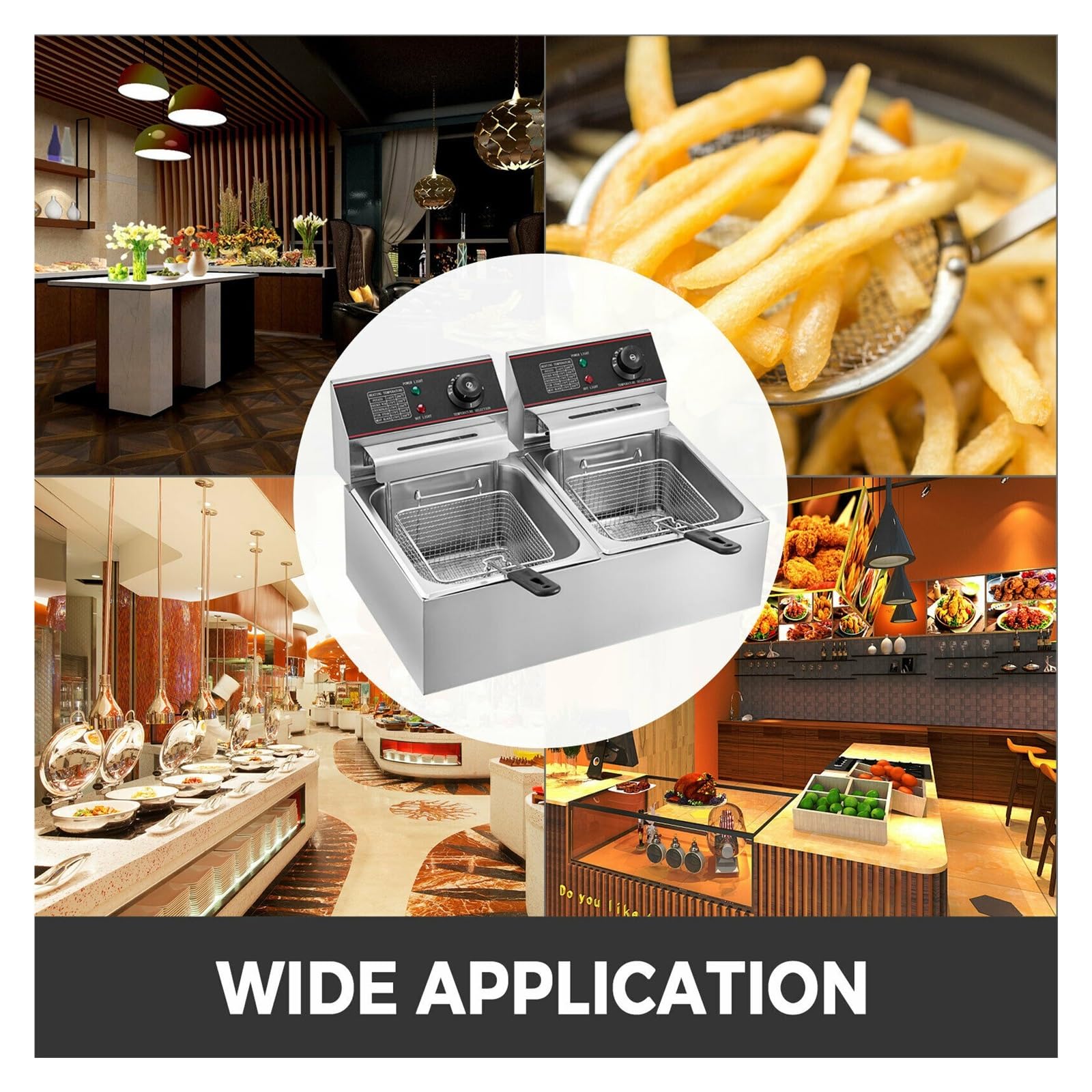 電気フライヤー Amazon.co.jp: 電気フライヤー 12L 電気フライヤー 5000W ツイン